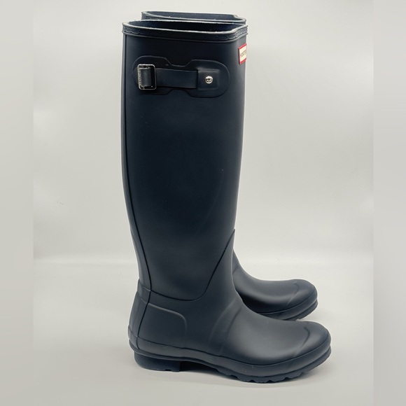 HUNTER Original Tall Rain Boot Dark Slate. - Picture 5 of 8